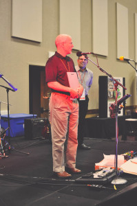 Staebler receives his award during the Convention Celebration in Sandusky, OH.