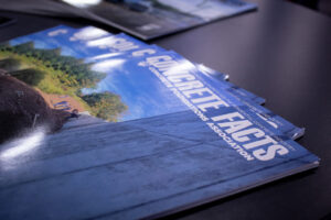 Concrete Facts magazine on a table