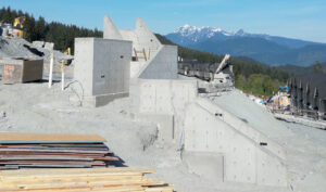 multi-level concrete foundation